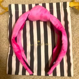 100% AUTHENTIC PINK TIE DYE LELE SARDOUGHI HEAD BAND!